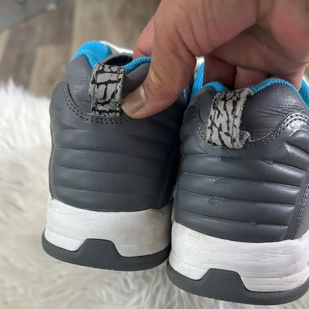 Jordan Gray and Blue Sneakers Size 10.5